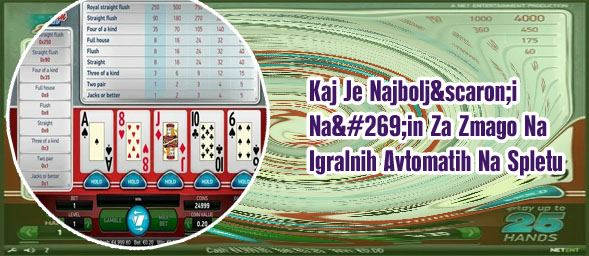 Poker avtomati za 1€ igre