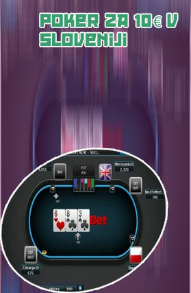 Poker avtomati za 10€ slovenija